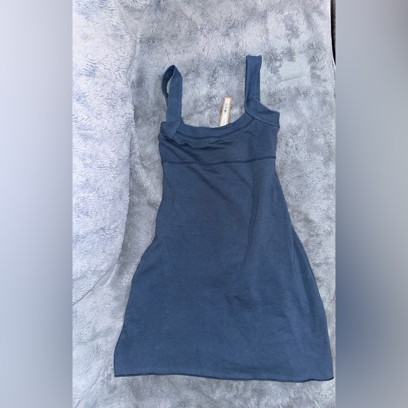 SKIMS Outdoor Corset Mini Dress XS in Indigo!! - NWT - Picture 2 of 8